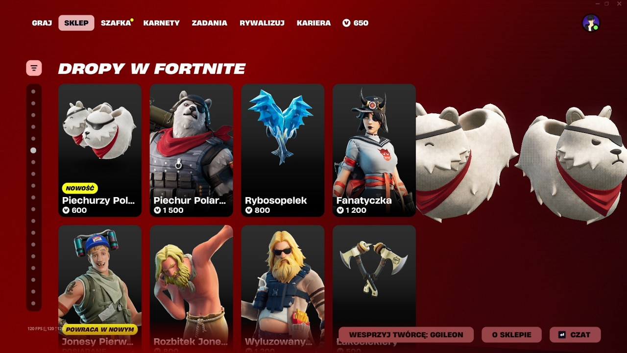 SKLEP FORTNITE 25.02.2026 *NOWE BUTY, ŚNIEŻNA MIKU, ALPEJSKA LEXA, PINGOSŁAW, ANIELICA, WALKIRIA*