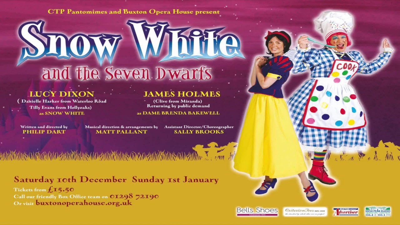Snow White and The Seven Dwarfs Pantomime, Buxton Opera House, 2016