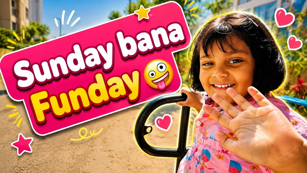 Sunday bana Funday.. #fun #kidsvideo #park #playstation 