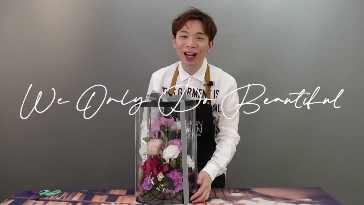 OMAKASE 大師SOLOMON 花藝教室 | 家居鮮花插花擺設 |  Mother's day Peony hat box PREVIEW2