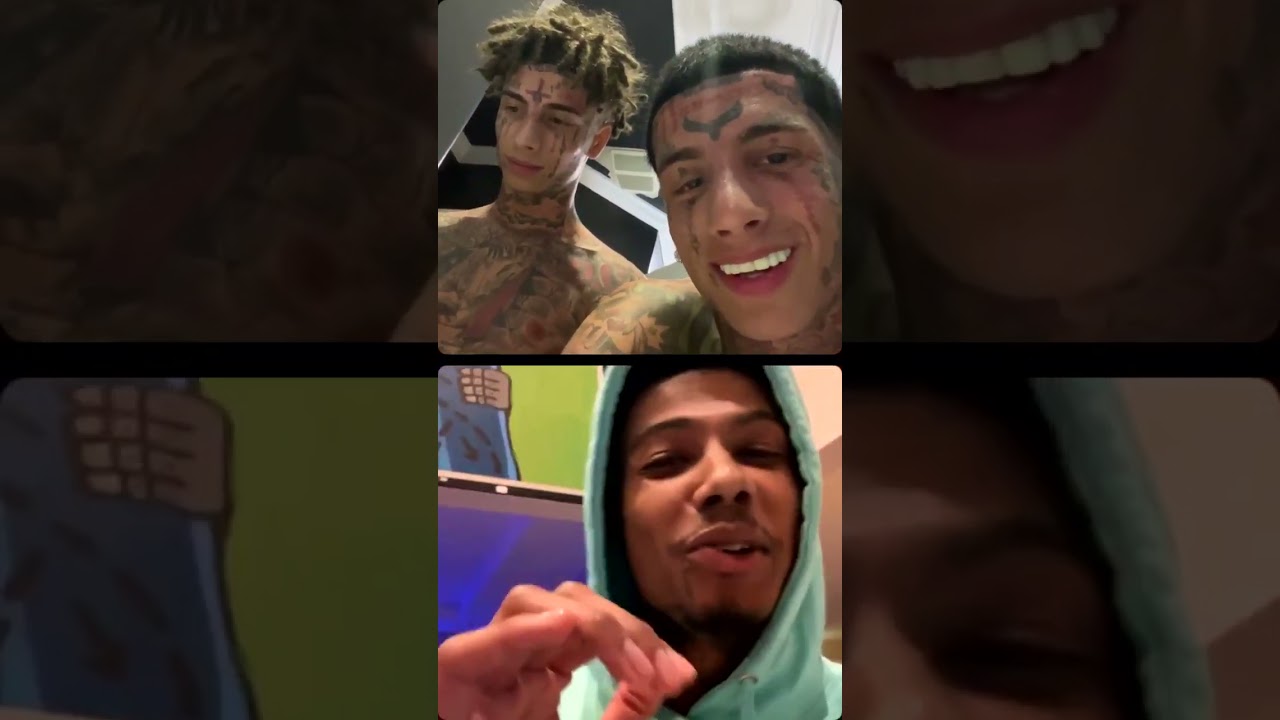 Между Blueface и Island Boys разгорелась ссора в прямом эфире в Instagram.