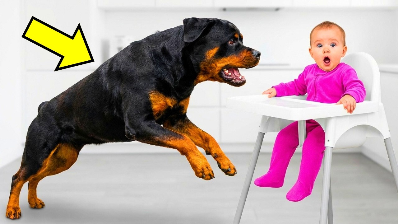 If Not Filmed, You Won't Believe Why The Dog Charged The Baby!