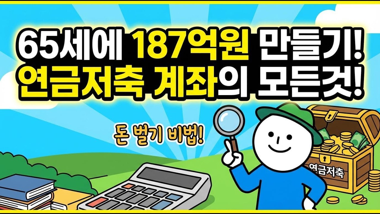 연금저축 계좌의 모든 것: 조건, 만기, 종목 선정까지! 이 영상 하나로 더 이상 공부 안 해도 됩니다.