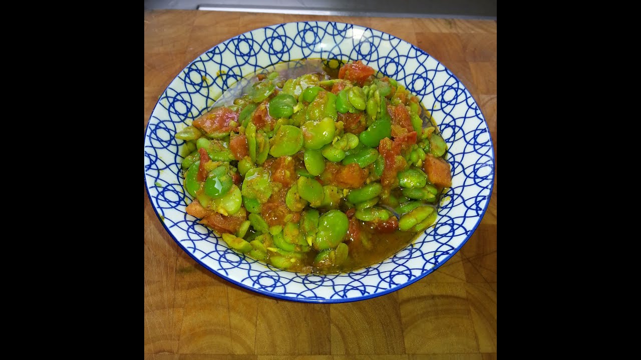 Cuisine Orientale - Salade de F&egrave;ves au Cumin, et Tomates