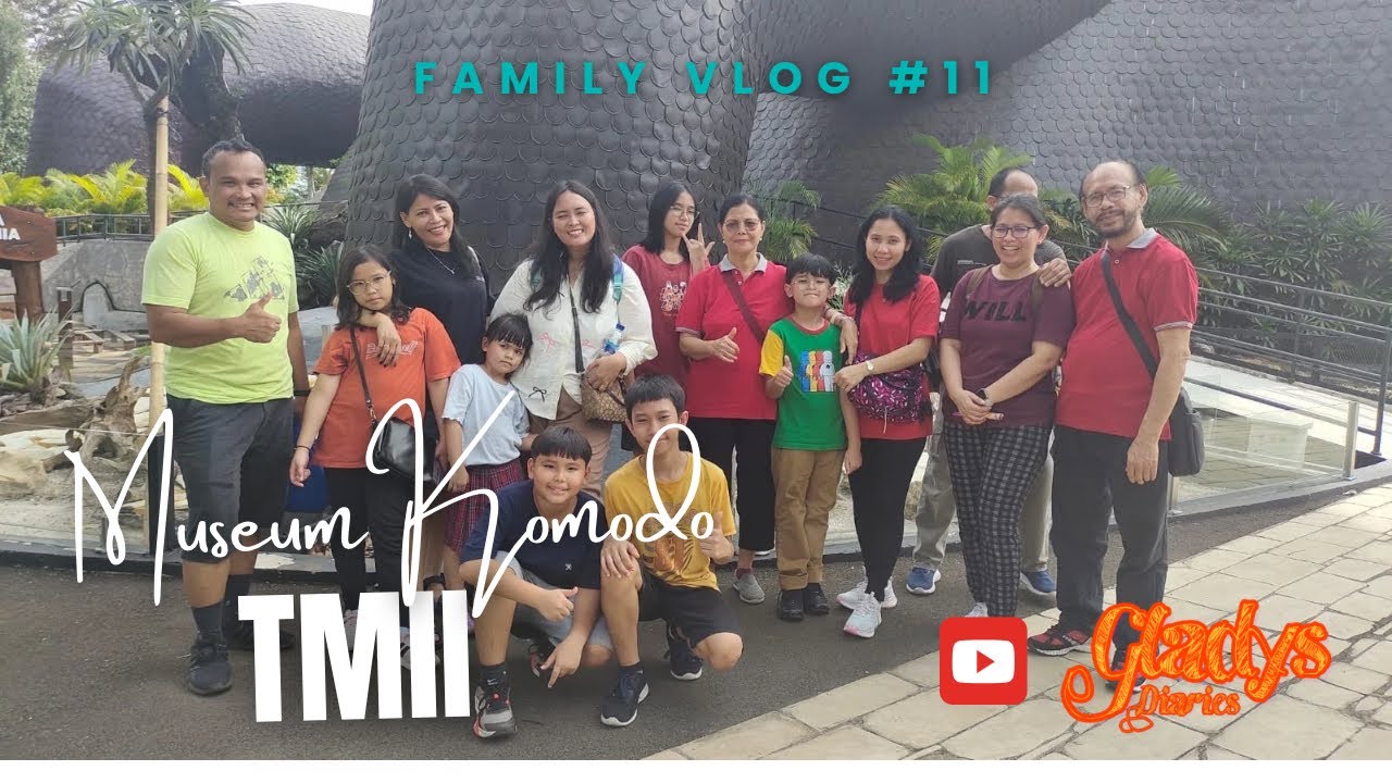 FAMILY VLOG #11 : Jalan Jalan ke Museum Komodo di TAMAN MINI INDONESIA INDAH || Rekreasi Keluarga