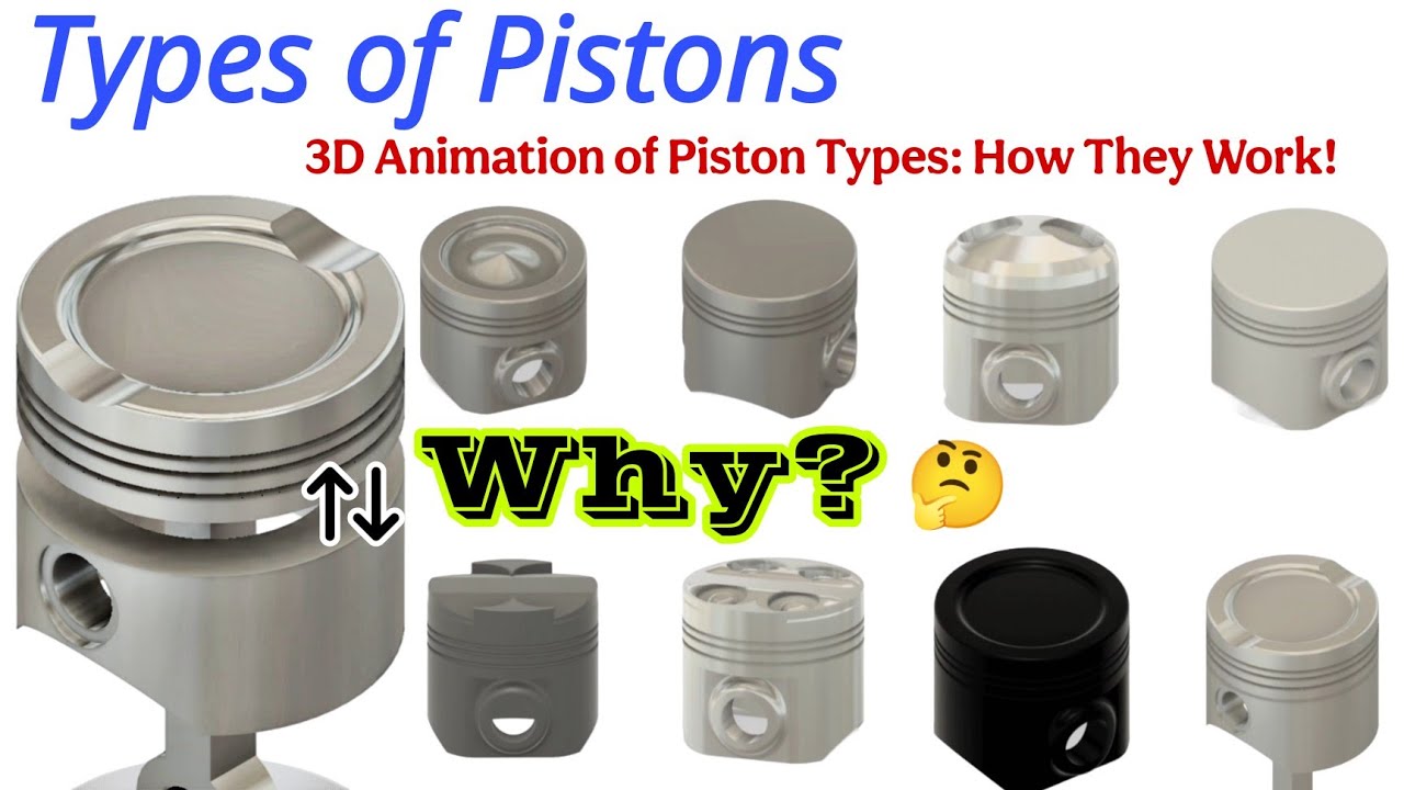 Understanding Engine Pistons: Types & Their Role in Power Generation #piston #engine #technology#car