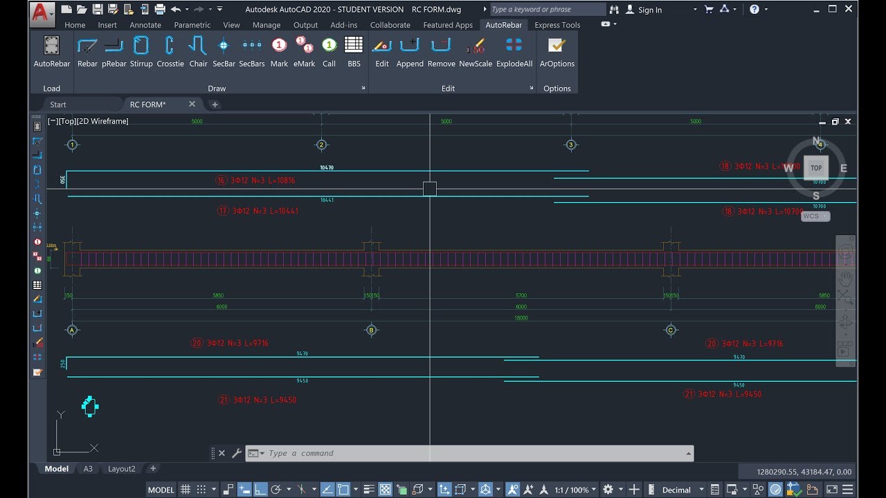 eMark In Auto Rebar