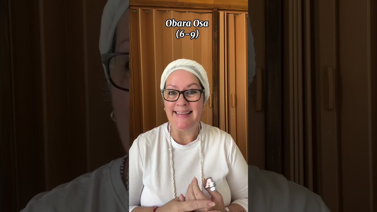 6-9 OBARA OSA. USTED ES LOCO O SE HACE EL LOCO. UN ODDUN UN REFRÁN
