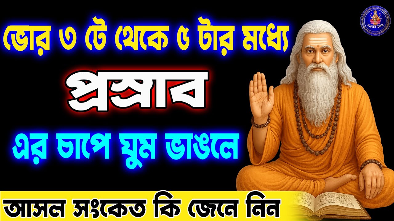 😱 রাত ৩টা থেকে ৫টার মধ্যে যদি ঘুম ভাঙে, তবে এটা কোনো কাকতালীয় নয়! জেনে নিন এর রহস্য!