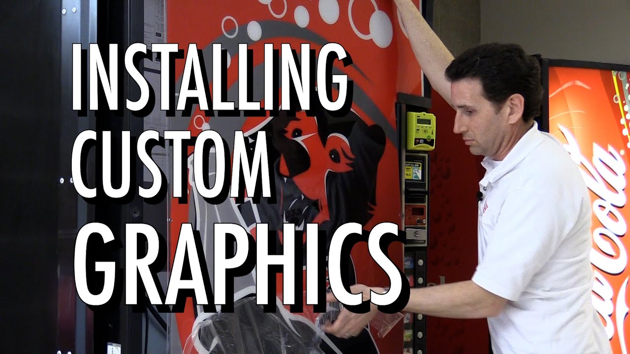 How to Install Custom Graphics on a Soda Machine