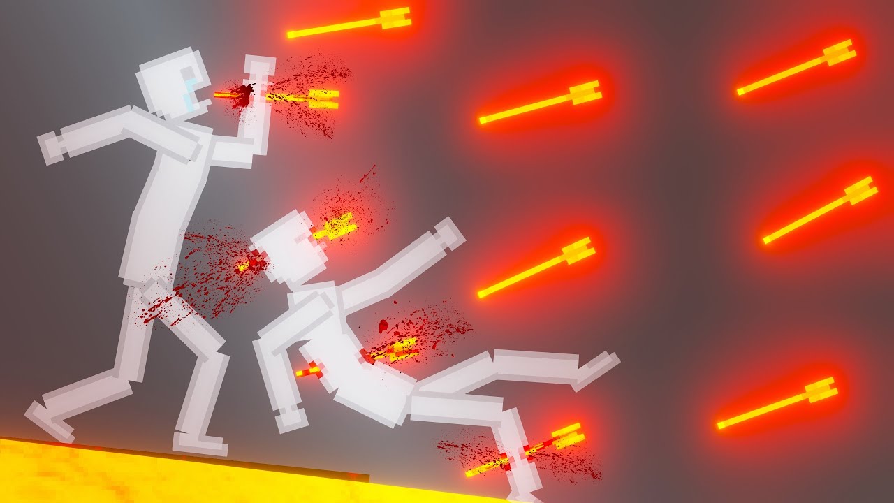 Obstacle Course ( DEATHRUN ) In People Playground