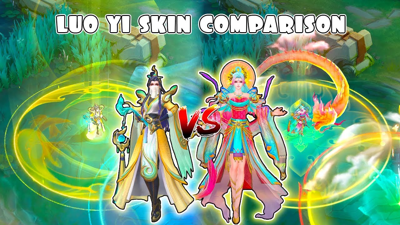 Luo Yi New Epic Skin VS Elysium Guardian Skin Comparison