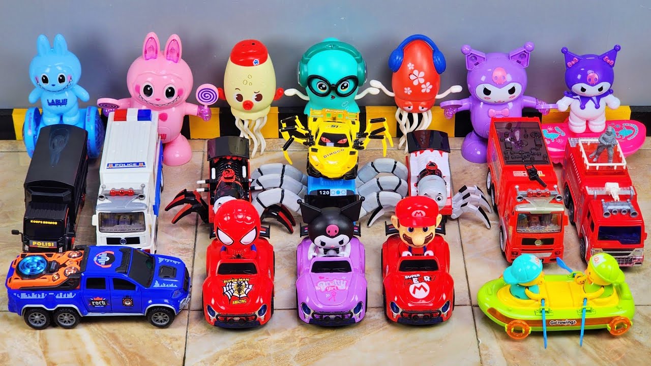 Pasukan Choo Choo Charles Berkumpul Thomas Exe Mcqueen Bus Tayo Robot Gurita Cumi Jellyfish Car Toys