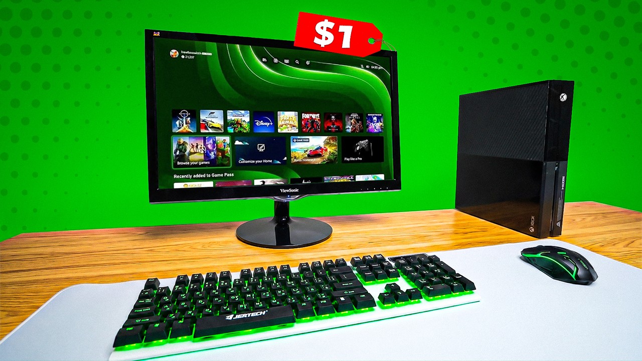 I Built a Gaming Setup for $1!