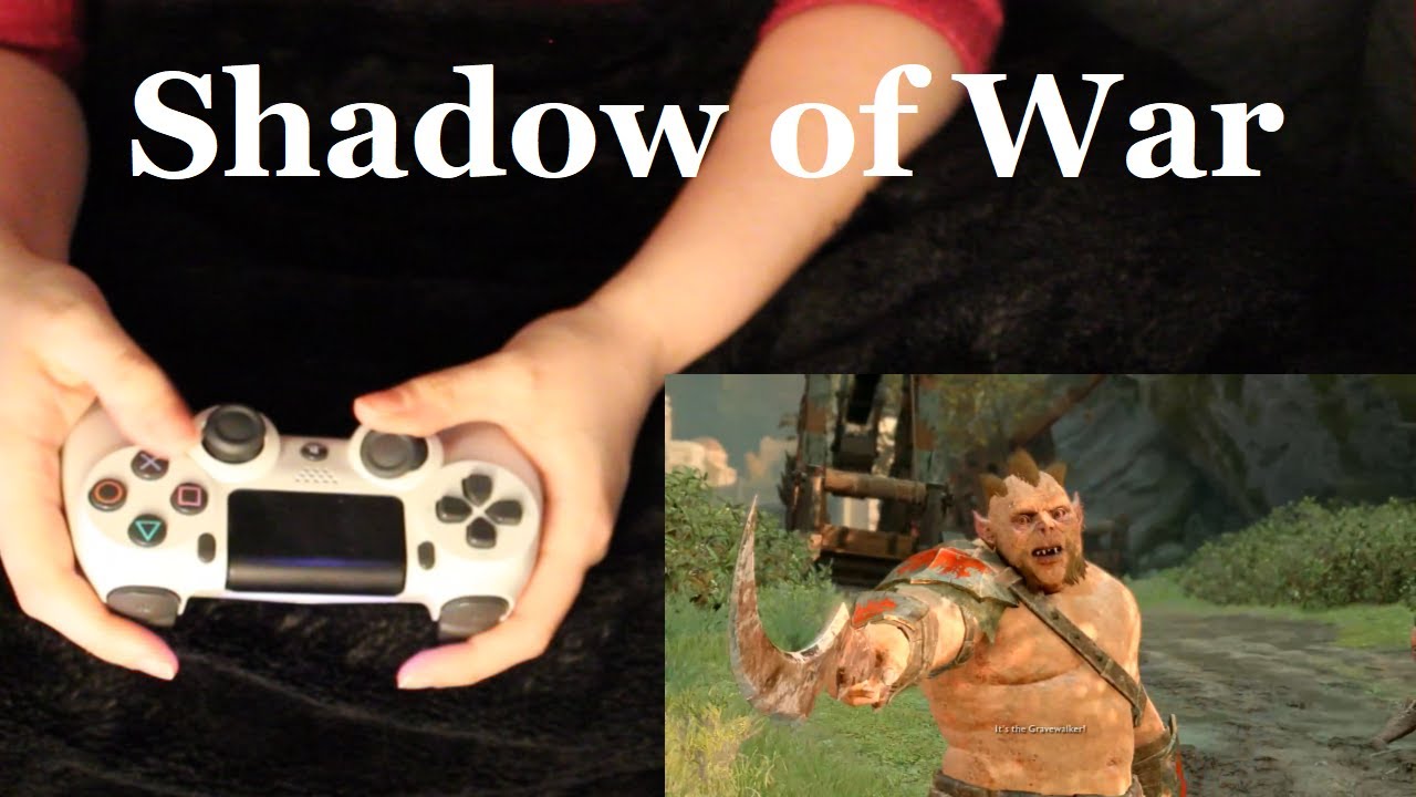 ASMR - Shadow of War - Controller Sounds and Gameplay (No talking)