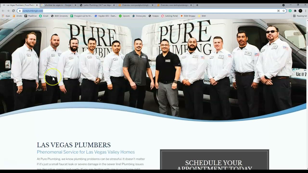 Pure Plumbing- Hayden SEO show&rsquo;s how to out rank competition