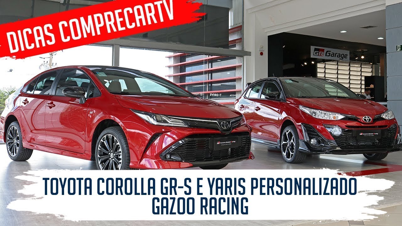 Toyota Corolla GR-S e Yaris personalizado Gazoo Racing