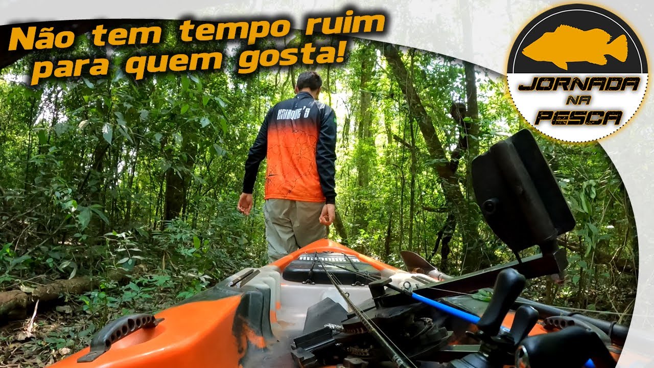 TEMPO DOIDO E AVENTURA NA MATA! Os tucunarés estão bombados! Só pancada!