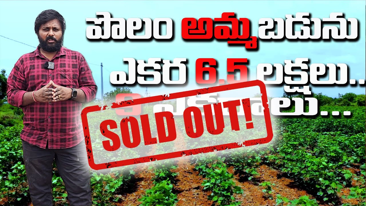 9 Acres agriculture lands 1 ACRE 6.5 LAKHS ONLY   @NandhuRealaEstate @sold out