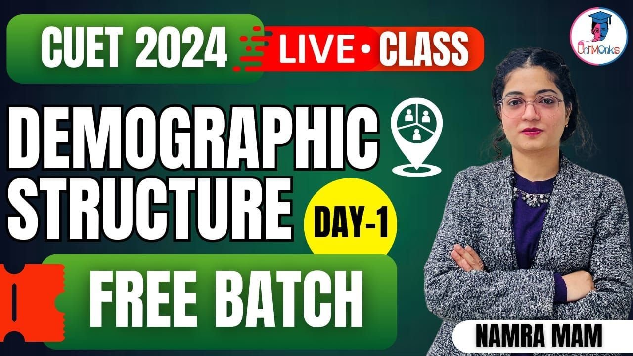 Sociology Domain | Demographic Structure | CUET 2024 