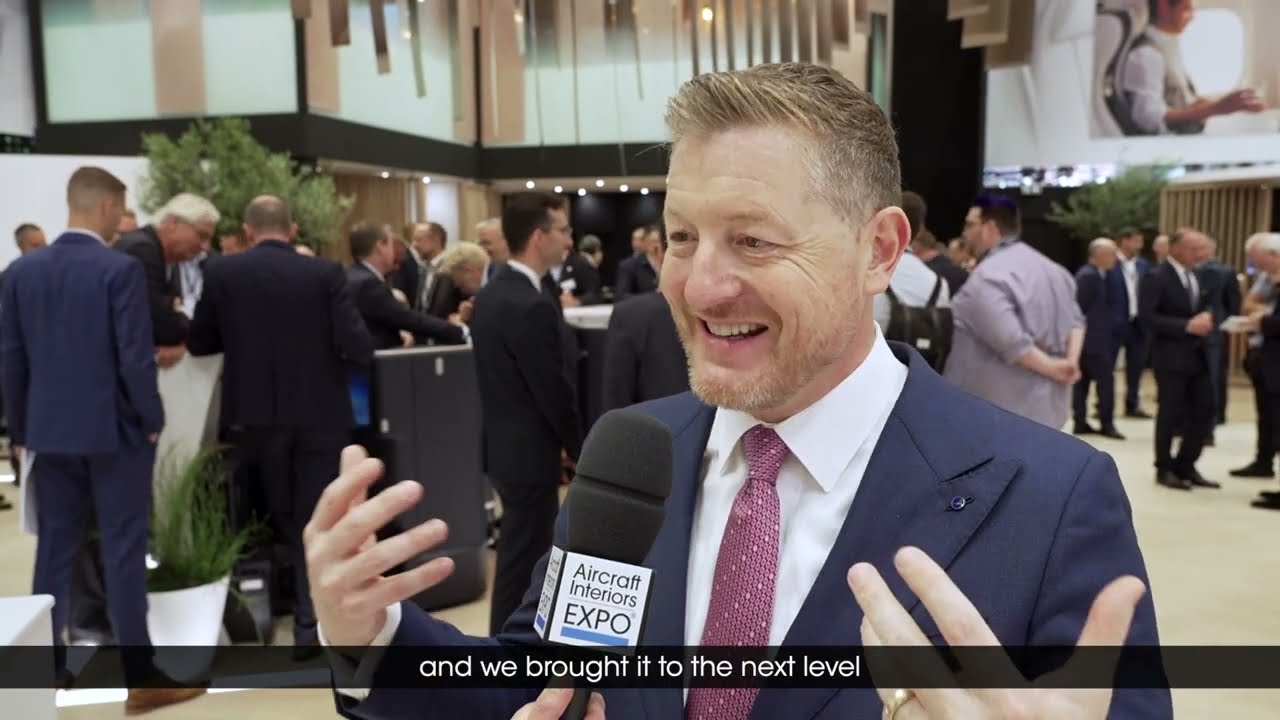 STELIA Aerospace x Air France Unveil New Business Class Seat at AIX 2023