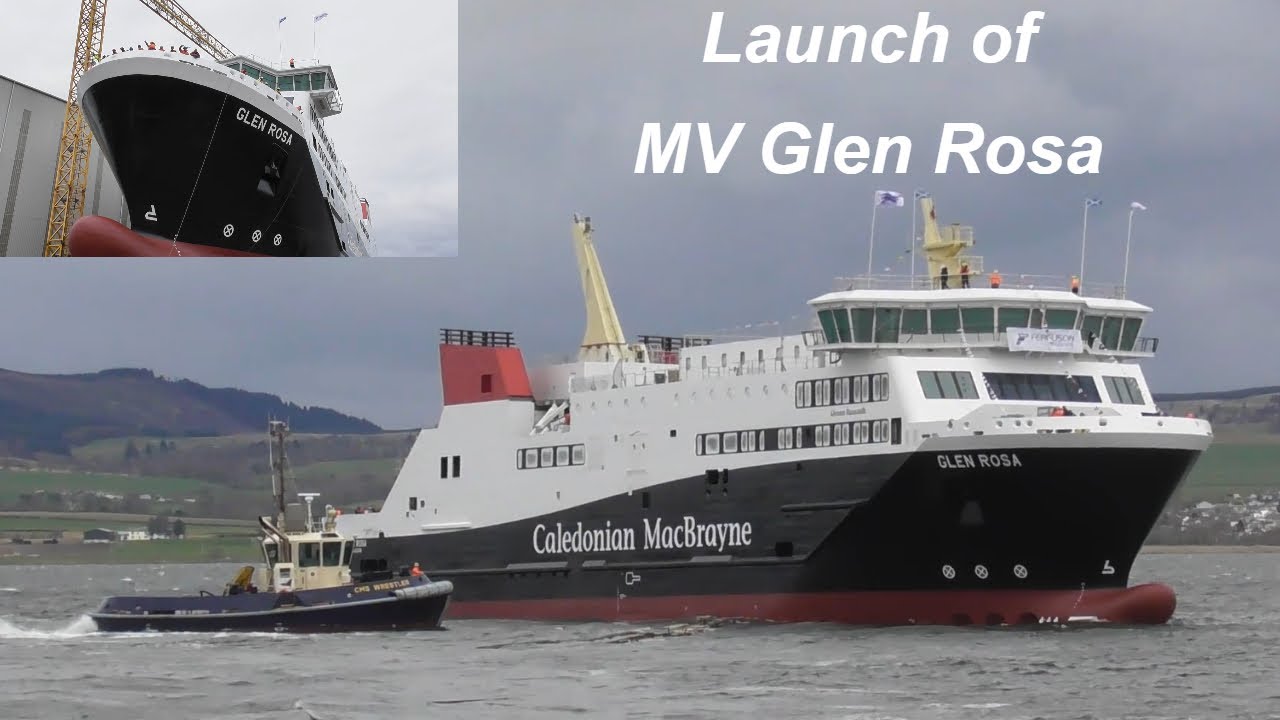 The Launch of MV Glen Rosa 09/04/2024