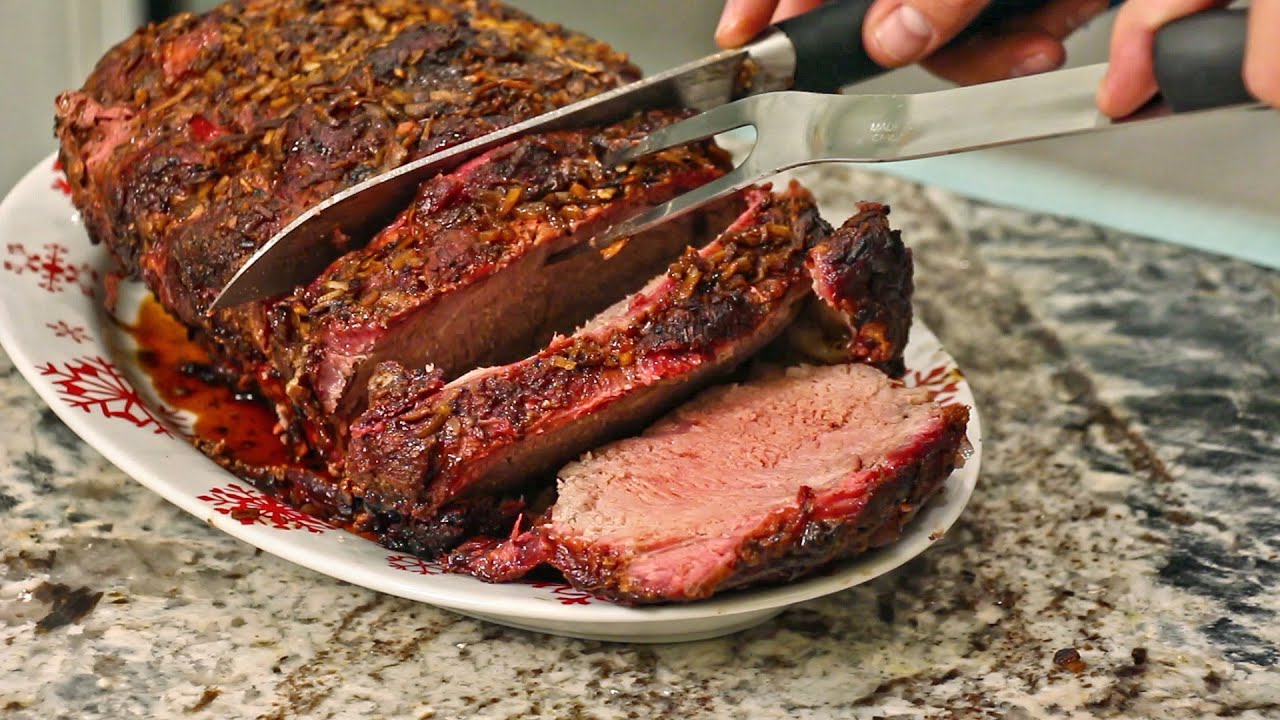 HeyKayli Cooks Prime Rib on the Camp Chef Pellet Grill