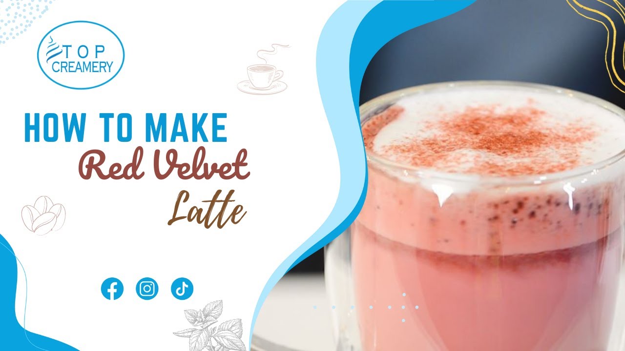 HOW TO MAKE RED VELVET LATTE | HOW TO MAKE RED VELVET LAVA LATTE | MUST WATCH!
