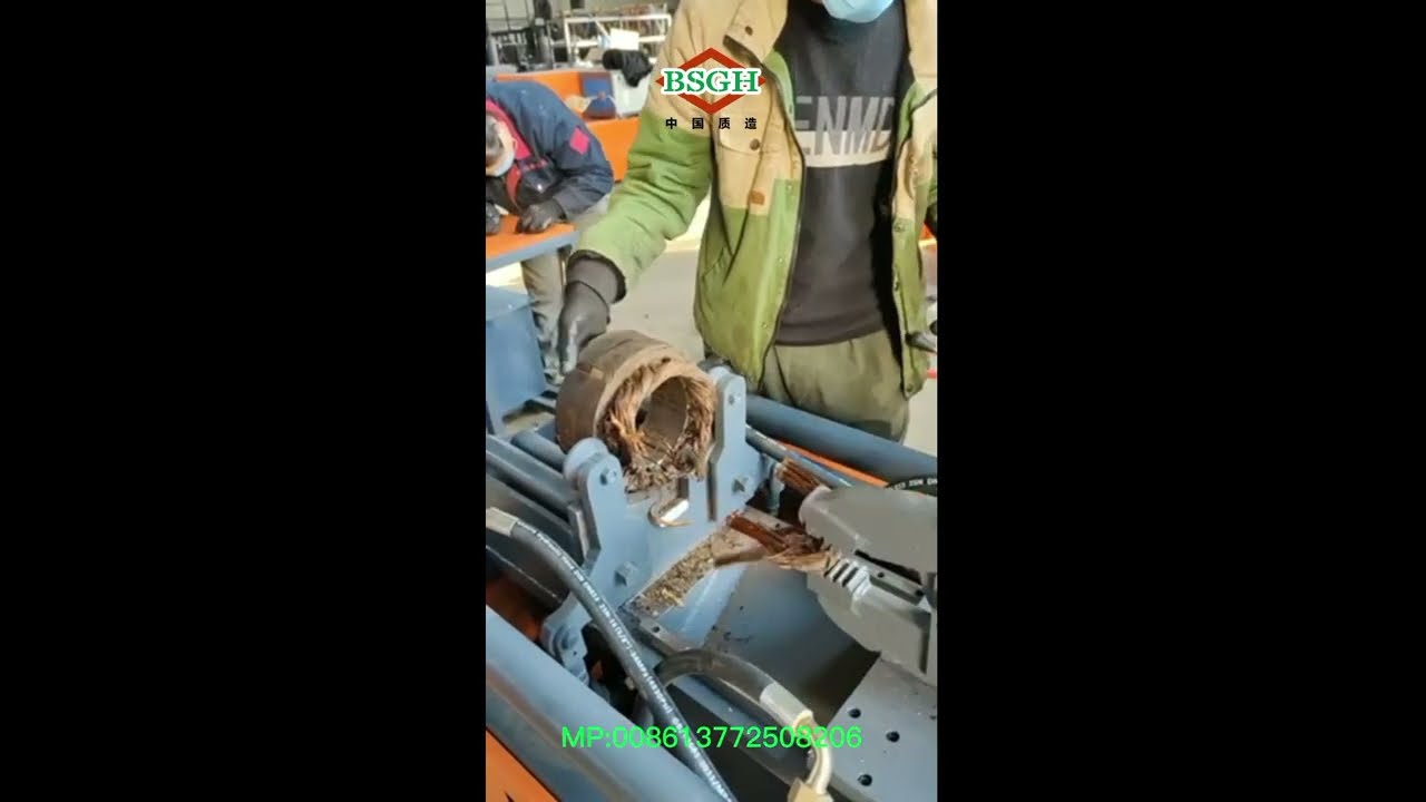 Electric Motor Recycling Machine Motor Copper Extractor For Winding Puller From Heavy Duty Motor