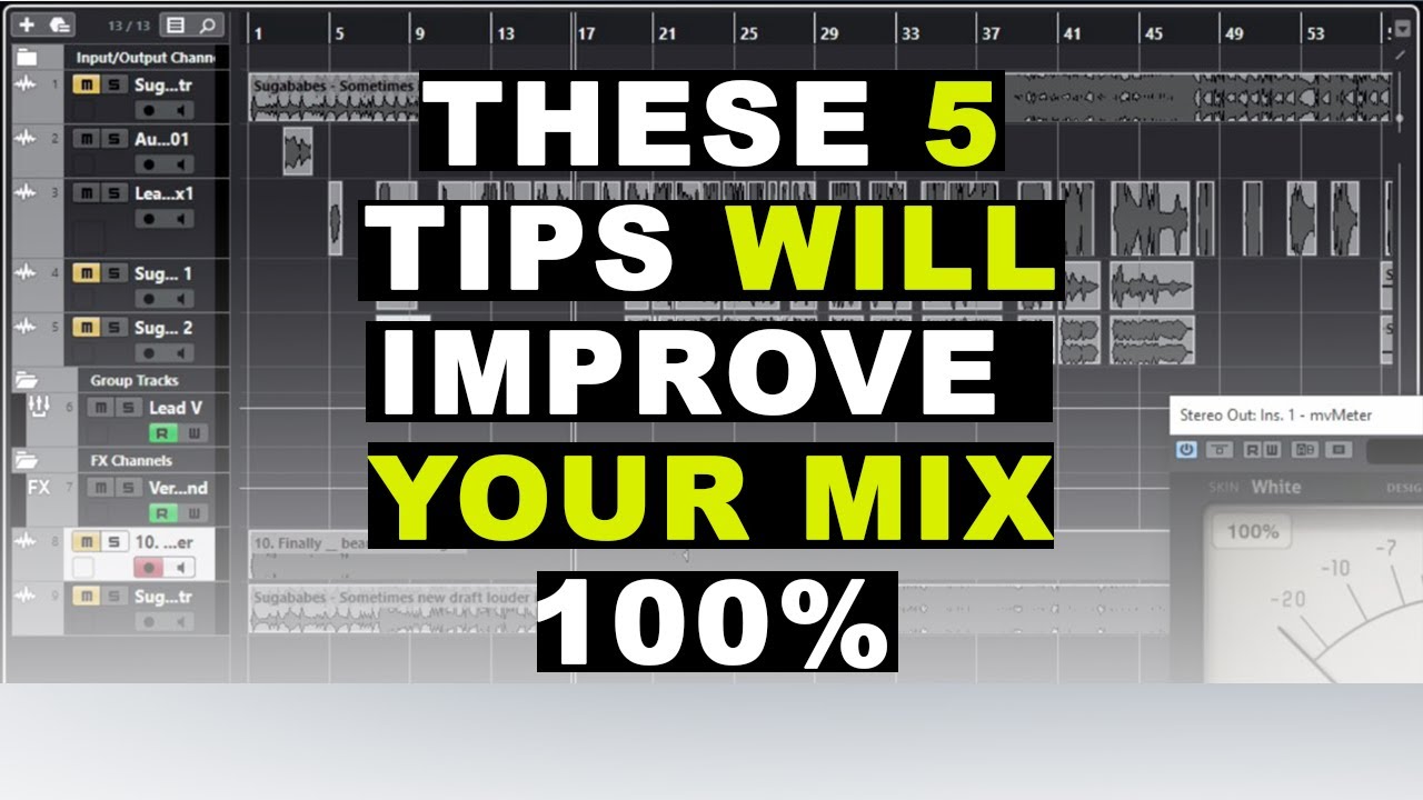 Every producer must know these 5 Pro mixing tips | Mixing in Cubase pro 10.5