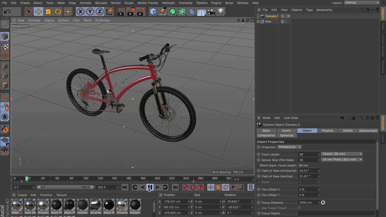 Animating Cameras in Cinema 4D