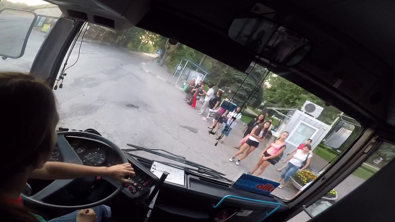GoPro - Varna-Beloslav with Mercedes-Benz O405NÜ on 25.07.17