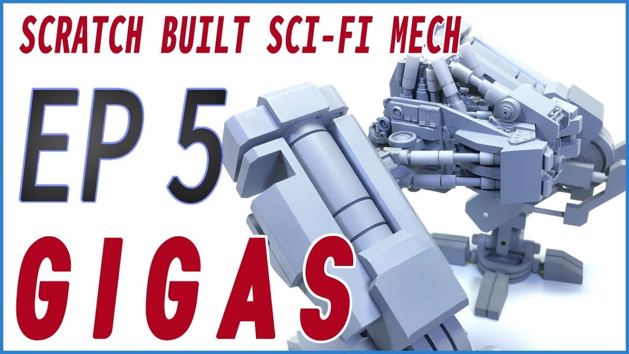 [Plastic Model] GIGAS EP05 : Scratch Built Sci-Fi Mech