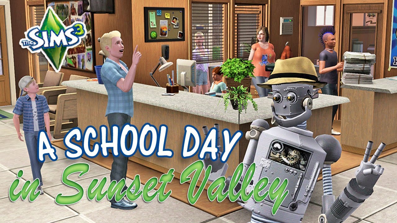 SIMS 3 // A School Day in Sunset Valley