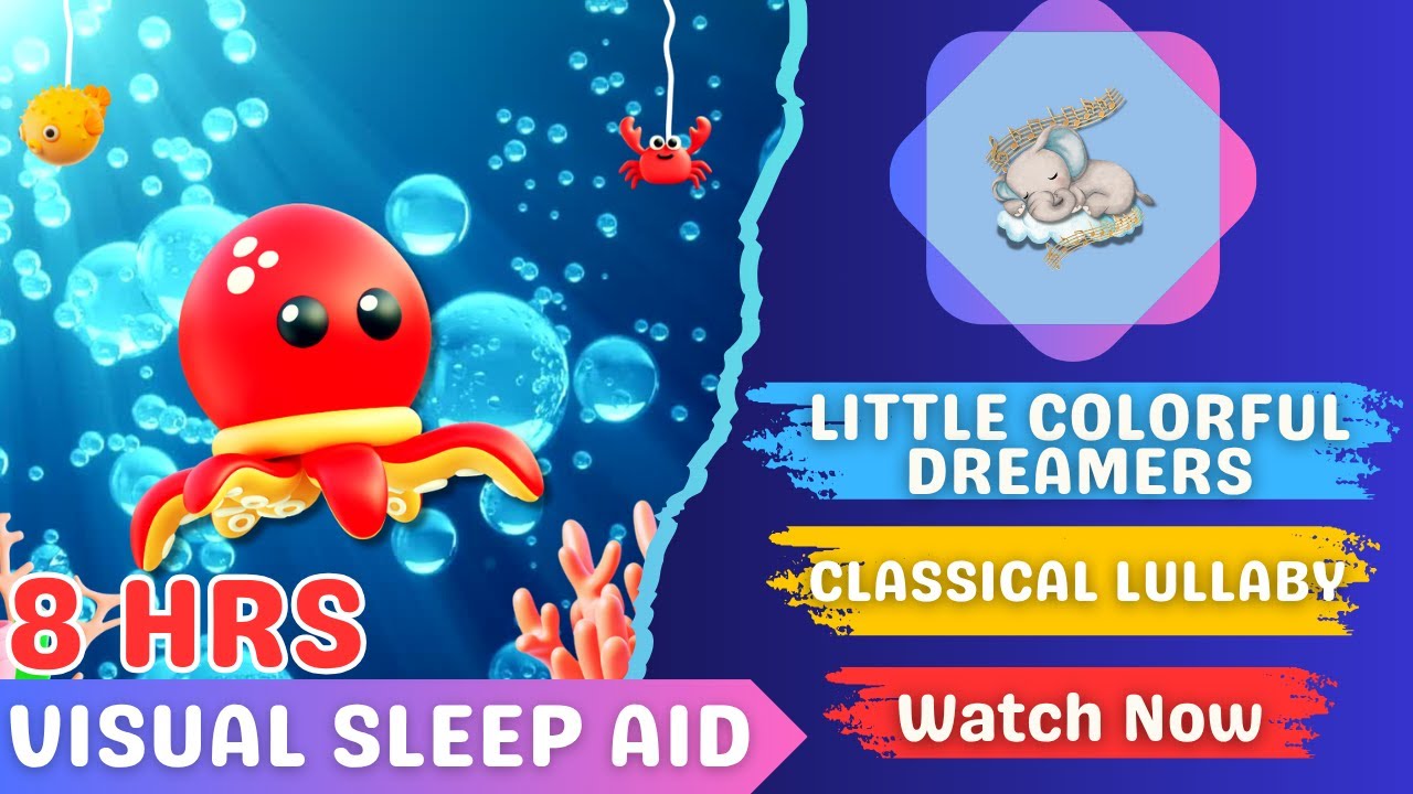 ~ Under the Sea ~ 🌊 8 Hours of Gentle Baby Sleep Music | Soothing Lullabies for Bedtime 💤