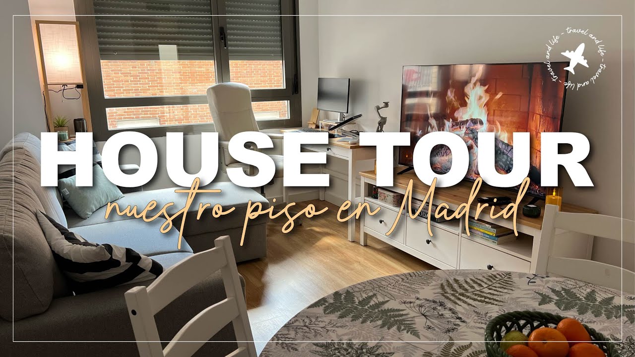 House Tour de nuestro piso en Madrid 🫶🏻 | ¿Cómo conseguimos alquiler propio desde Argentina? 🇦🇷 🇪🇸