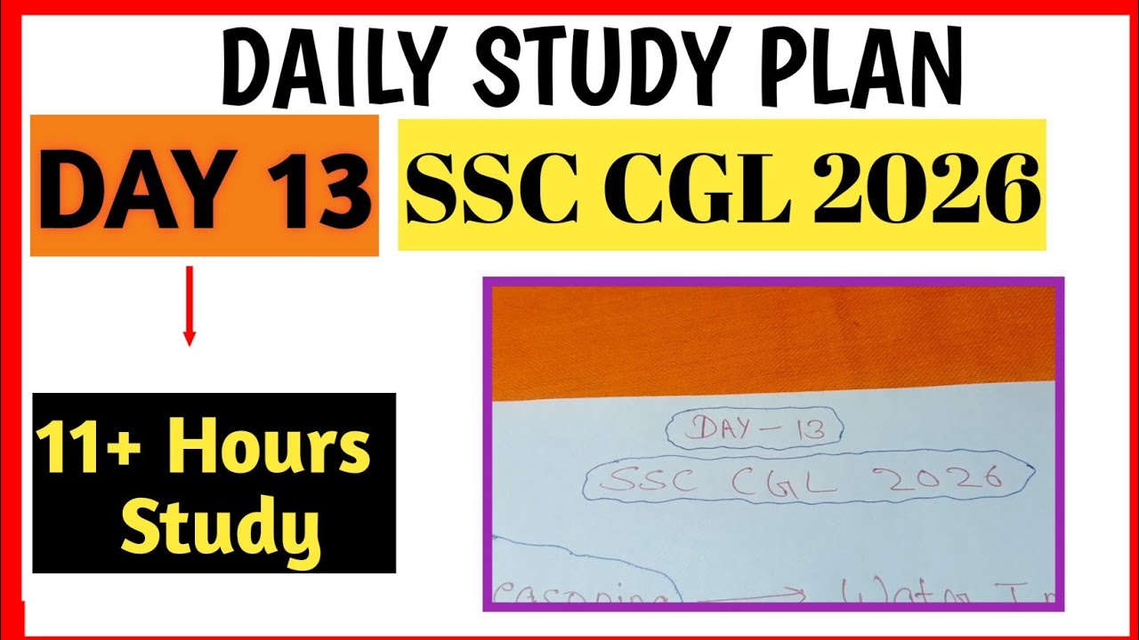 🎯DAY 13--SSC CGL 2026 || DAILY TARGET SERIES 🎯
