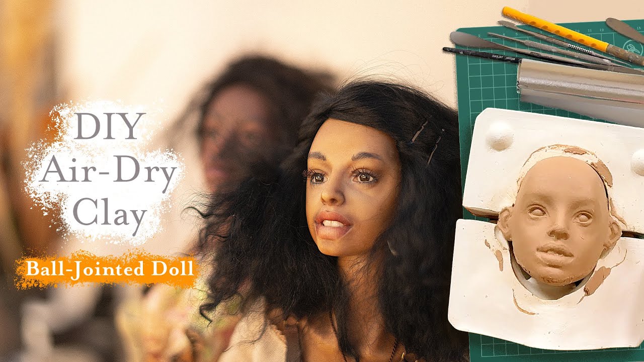 Как сделать куклу BJD из самозастывающей глины (без духовки, без проблем!)