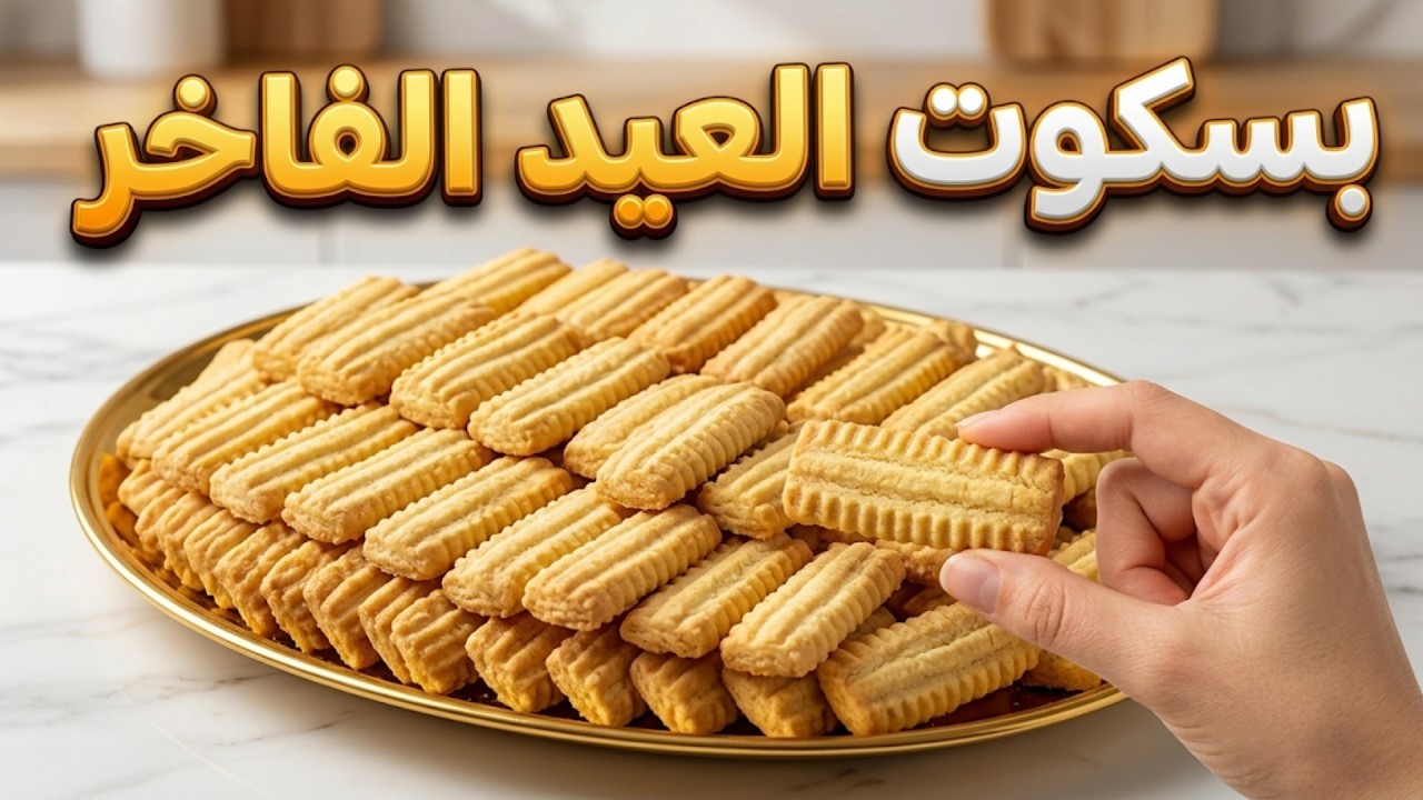 هو ده بسكوت العيد الفاخر❗من الالف للياء بتكات واسرار هتعرفيها والنتيجه رهيبه❗بسكوت هيشرفك قدام الكل