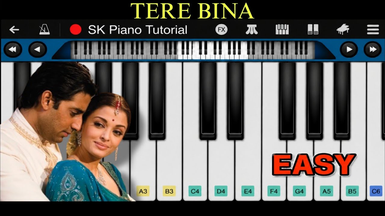 Tere Bina - Guru | Perfect Piano Tutorial