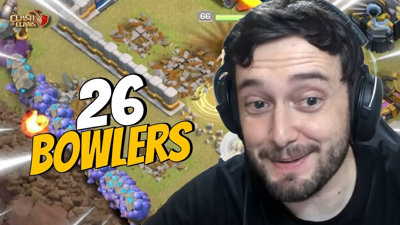 A MAIOR FILA DE BOWLERS QUE EU JÁ VI ! TENTE NÃO RIR NO CLASH OF CLANS #31