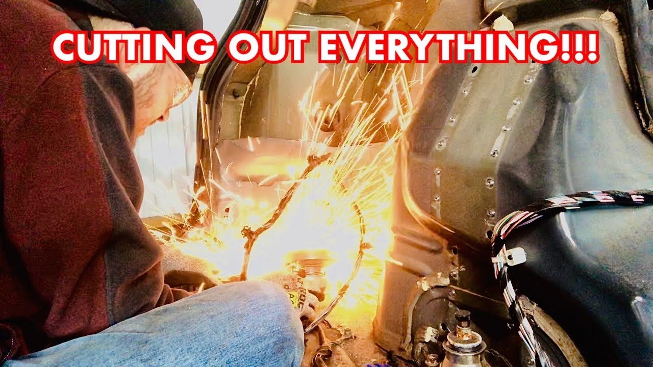 CUTTING THE RACECAR: Weight Reduction for Drag Racing (Caliber SRT4)