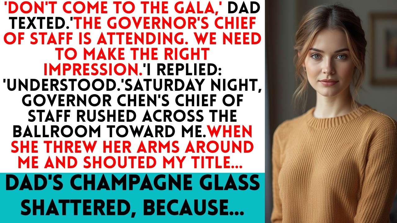 Dad Said 'The Governor's Chief of Staff Is Attending' She Was My Graduate School Roommate...
