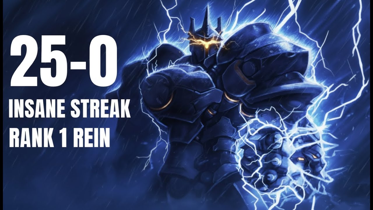 25 WINS IN A ROW as Reinhardt! (Rookie to All-Star 1) | Overwatch 2 Stadium