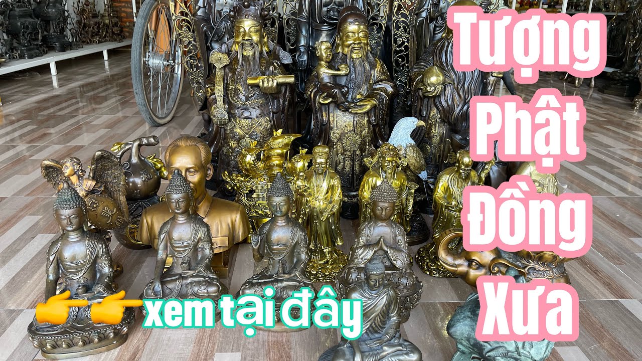 🔴🔴Xông Trầm Quả Đào _ Tượng Phật Đồng Xưa _ Bộ Phúc Lộc Thọ _ Thuyền Rồng _ Tượng Bác Hồ. Ngày 24/2