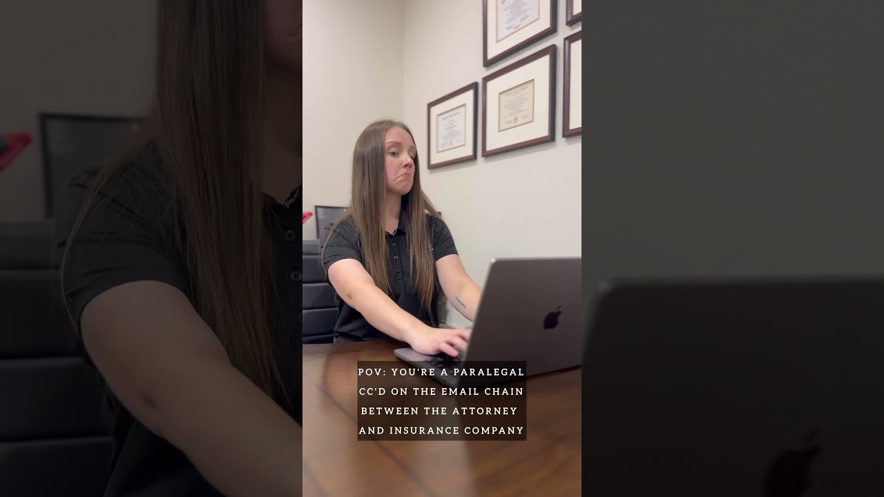 Our paralegal has a front row seat to the interesting emails between the MAXOUTLawyer and adjusters.