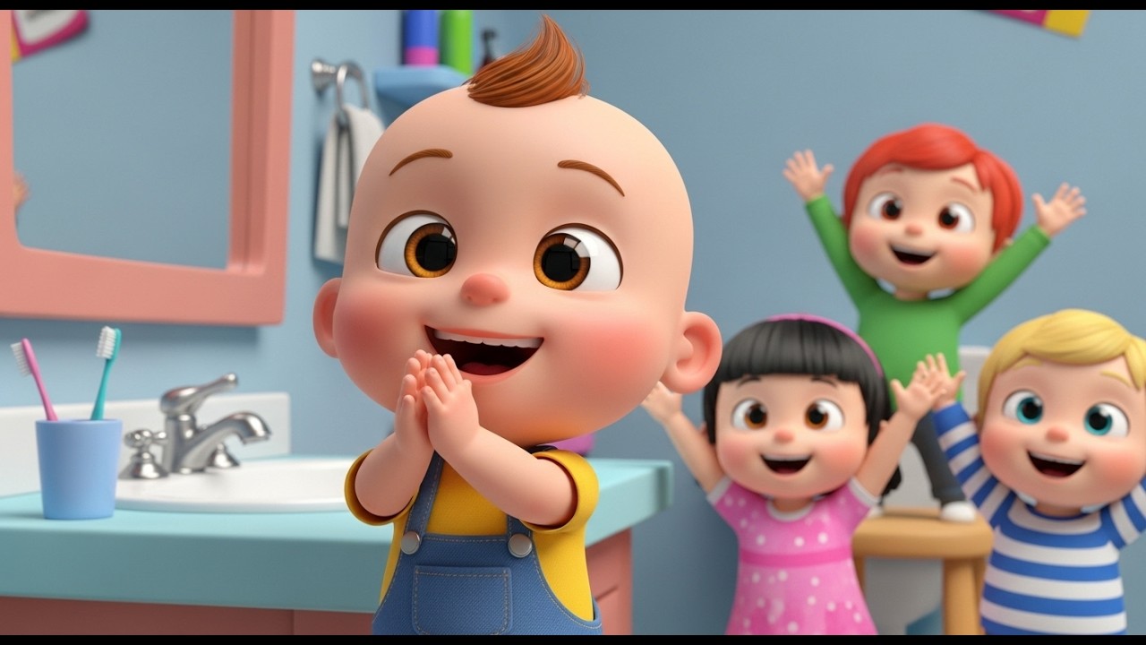 Brush Time Morning Fun 🪥🌞 | Brushing Teeth Song for Kids | Morning Routine Song for Toddlers