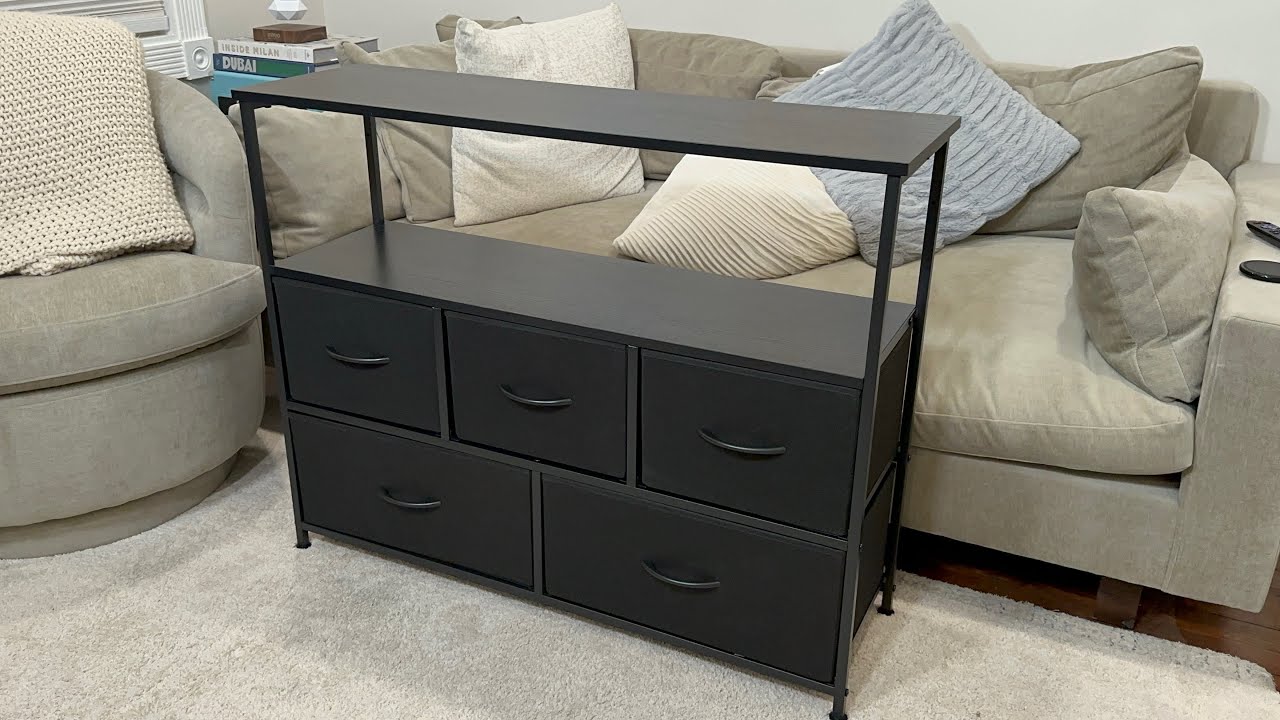 Unboxing & Assembling the Sweetcrispy TV Stand Console Table Dresser