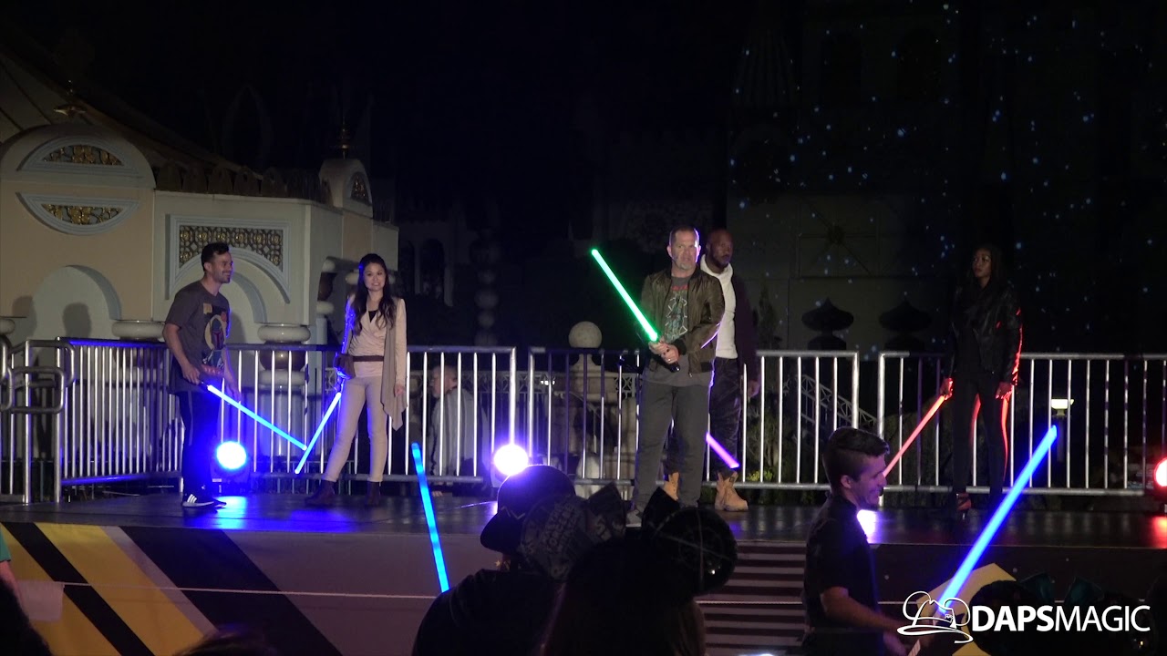 4K Lightsaber Masters w/ Daniel Logan - Star Wars Nite -  Disneyland After Dark