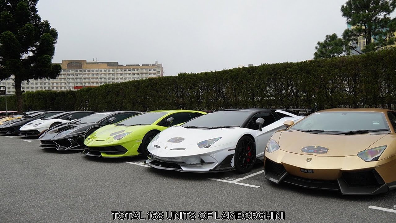 LAMBORGHINI OWNERS CLUB MALAYSIA BIGGEST GATHERING AT GENTING HIGHEST ALTITITUDE 1800 METERS. PART 2